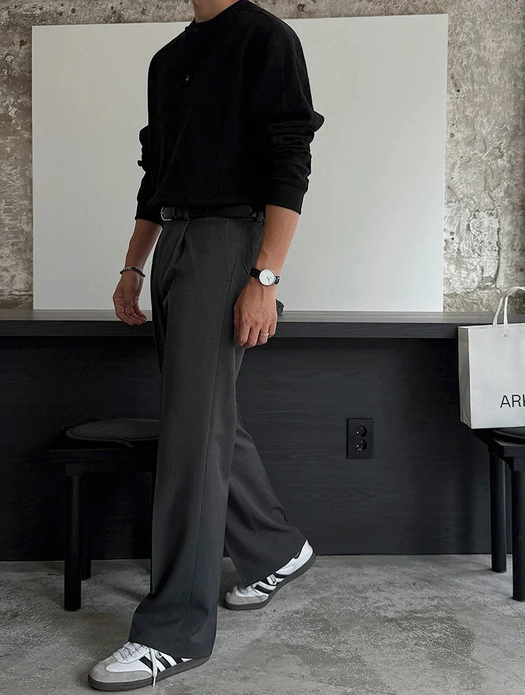 Waffle Knit Long Sleeve Henley Pullover - Image 8