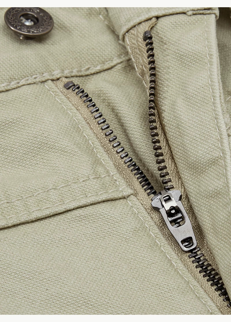 Western Studded Wide Leg Cargo Pants - Image 7