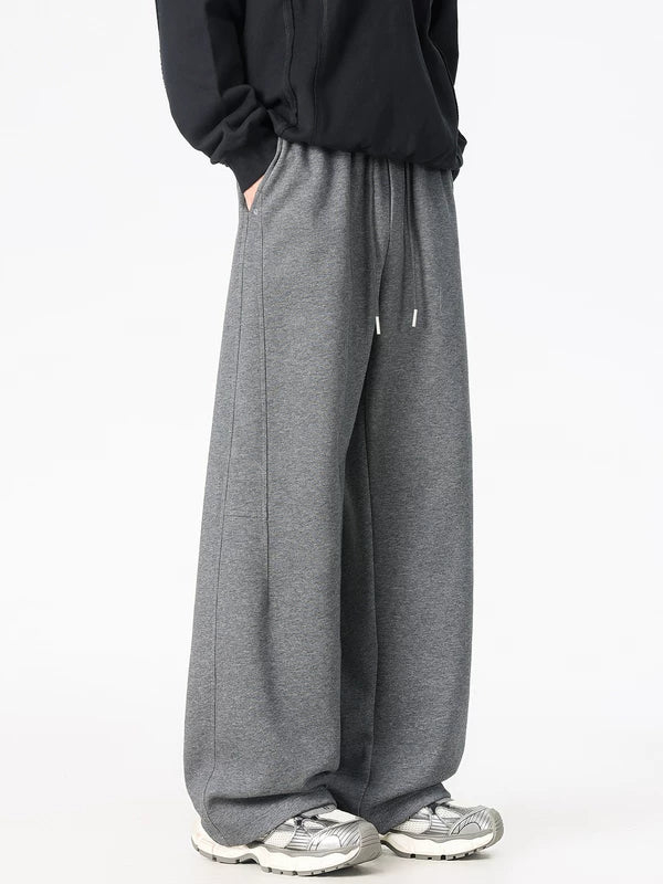 Wide Leg Athletic Drawstring Sweatpants - Image 5