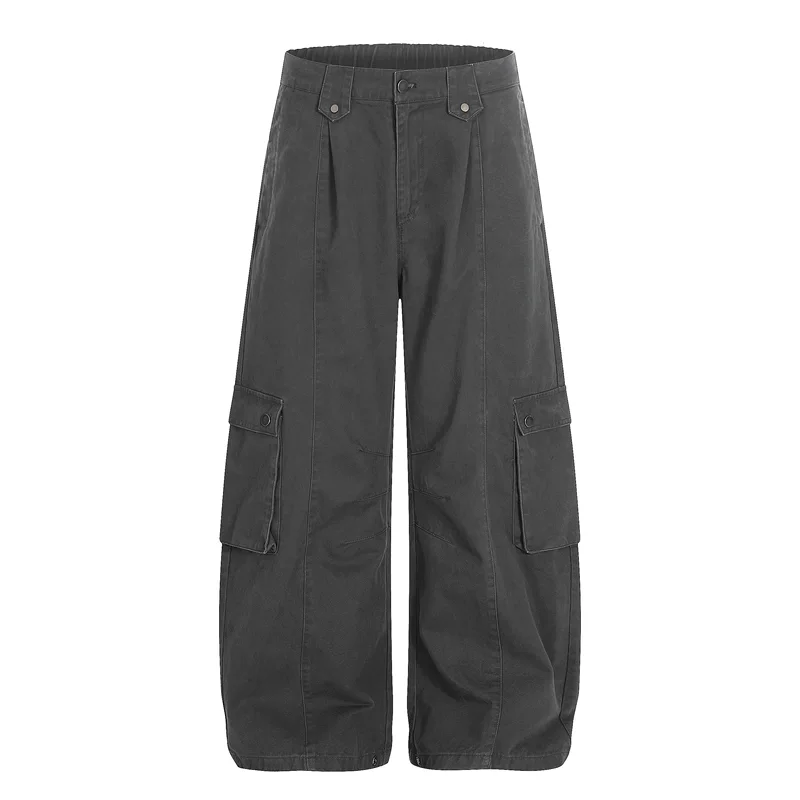 Loose Fit Wide-Leg Cargo Pants - Image 7
