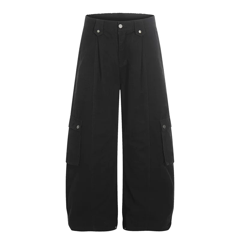Loose Fit Wide-Leg Cargo Pants - Image 8