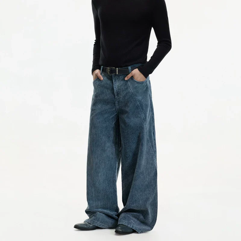 Wide Leg Corduroy Pants - Image 3