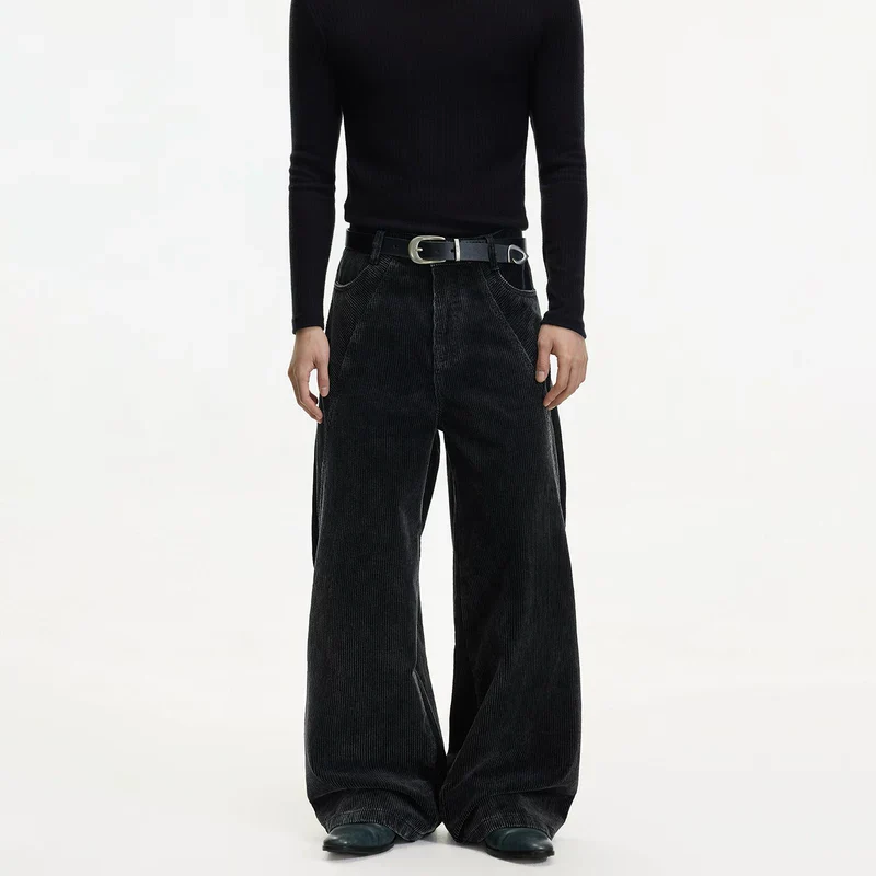Wide Leg Corduroy Pants - Image 4