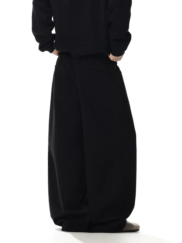 Wide Leg Drawstring Athletic Sweatpants - Image 5