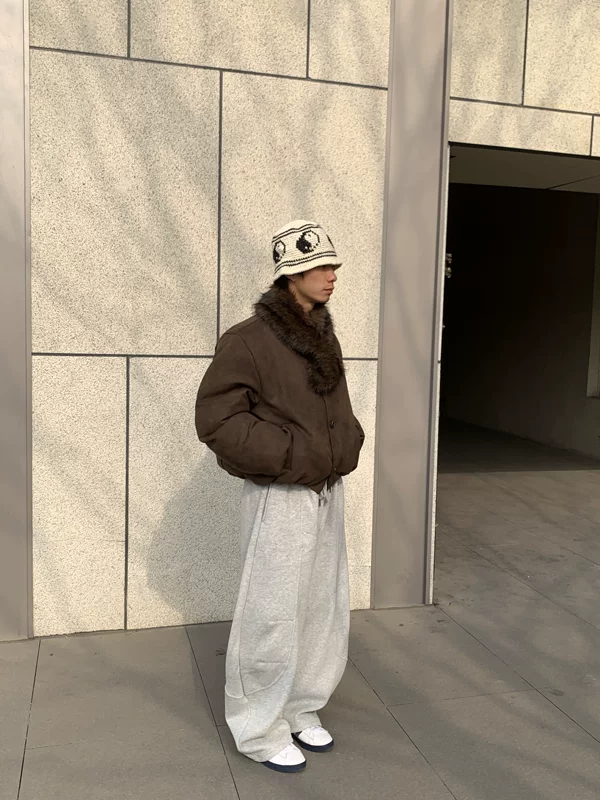 Wide Leg Drawstring Sweatpants - Image 3