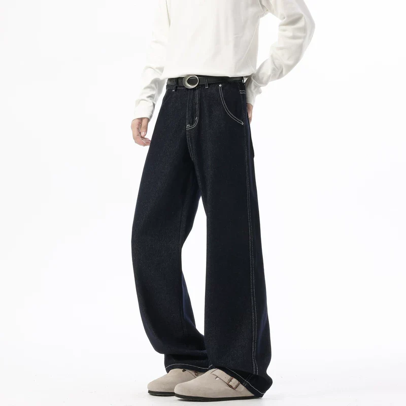 Wide Leg Loose Fit Denim Jeans