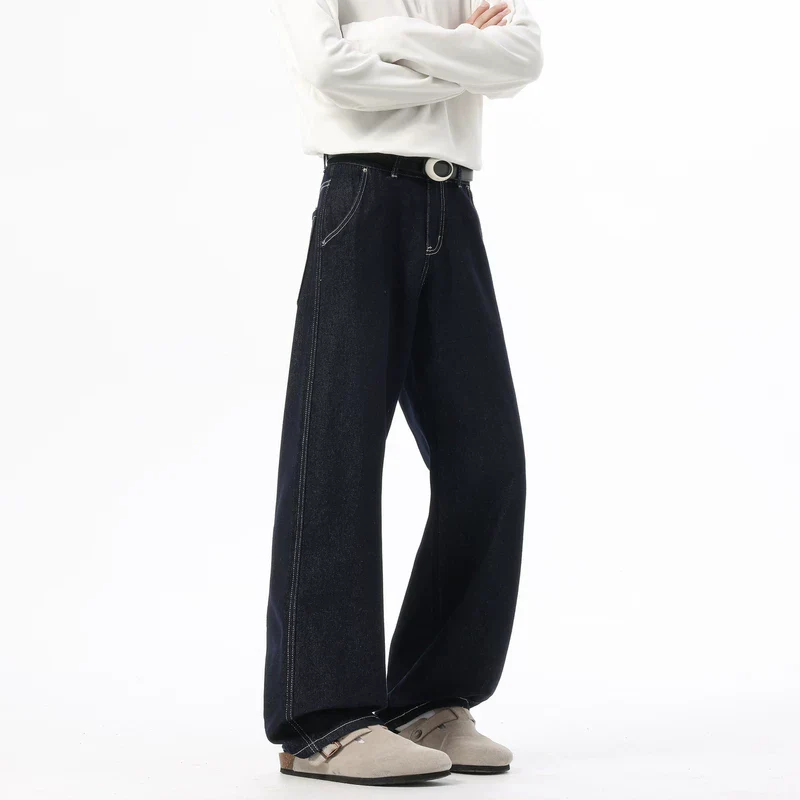 Wide Leg Loose Fit Denim Jeans - Image 3