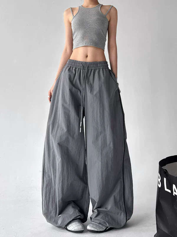 Wide Leg Paratrooper Casual Pants - Image 10