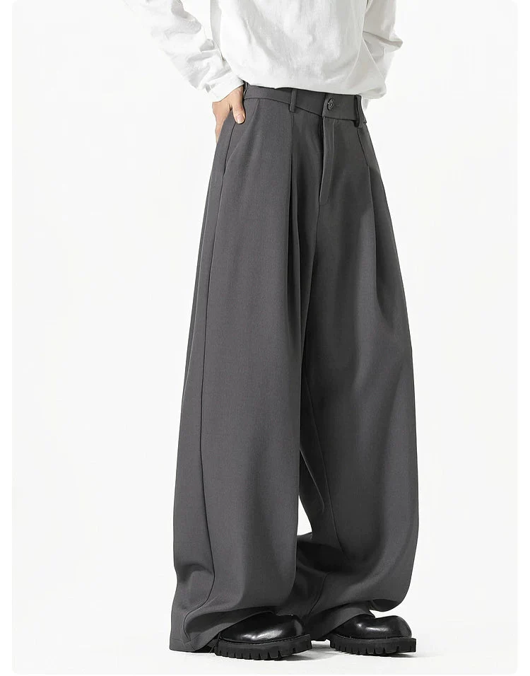 Wide Leg Pleated Pants - Image 5