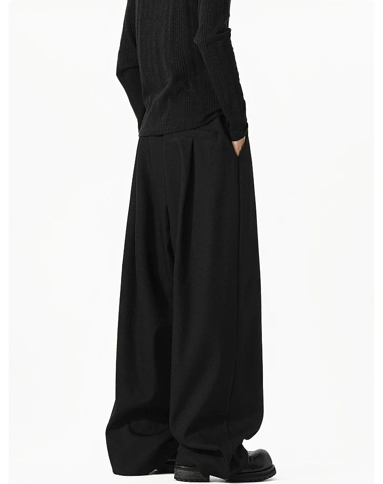 Wide Leg Pleated Pants - Image 6