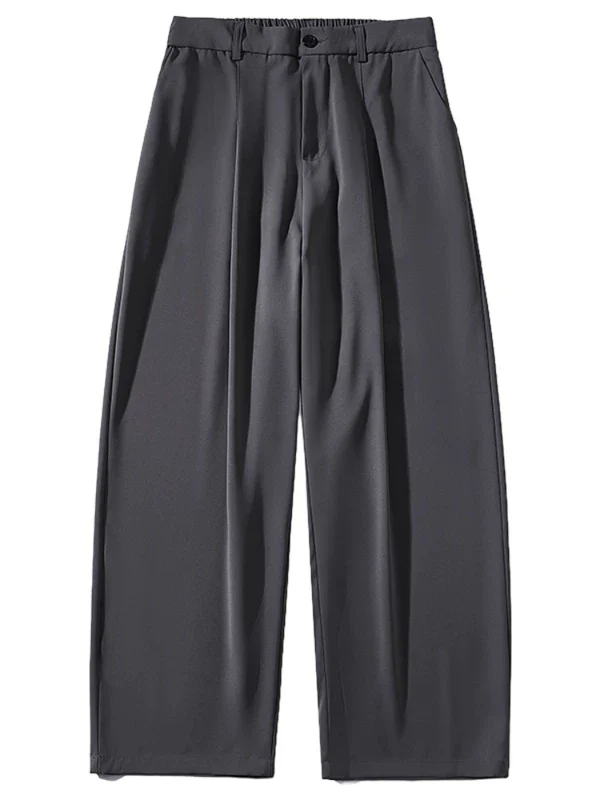 Wide Leg Pleated Pants - Image 8