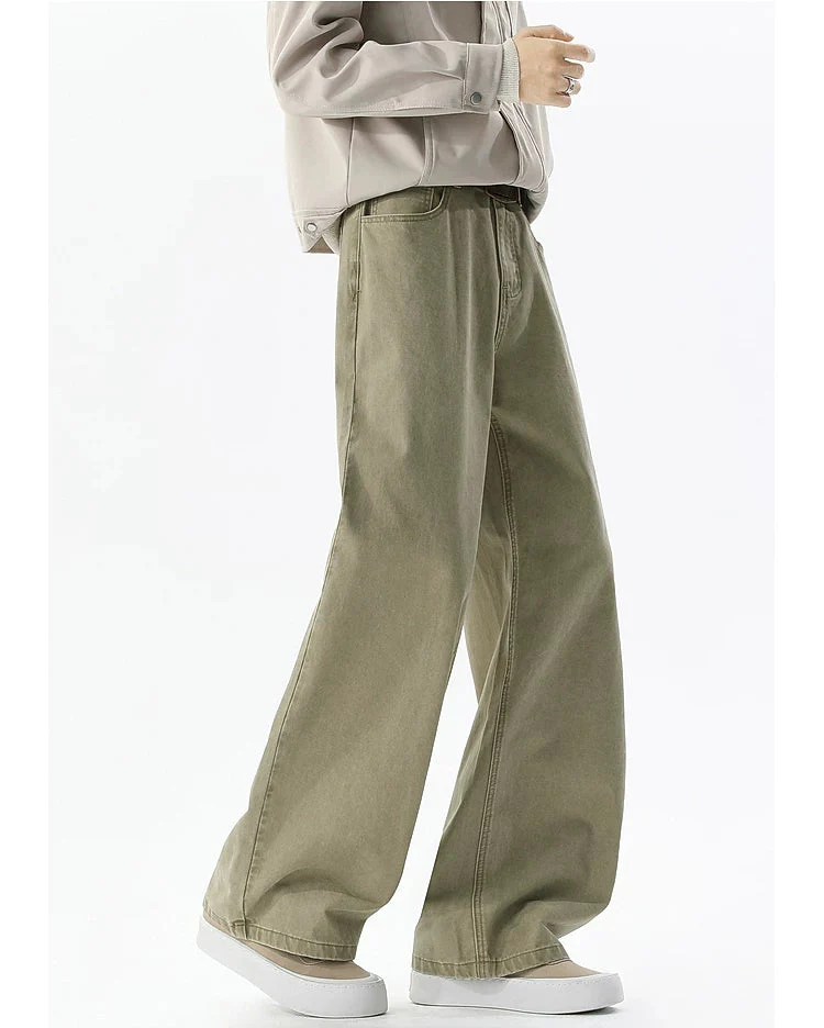 Wide Leg Straight Fit Casual Pants - Image 8