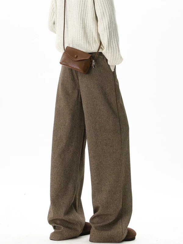 Wide Leg Straight Fit Pants - Image 3