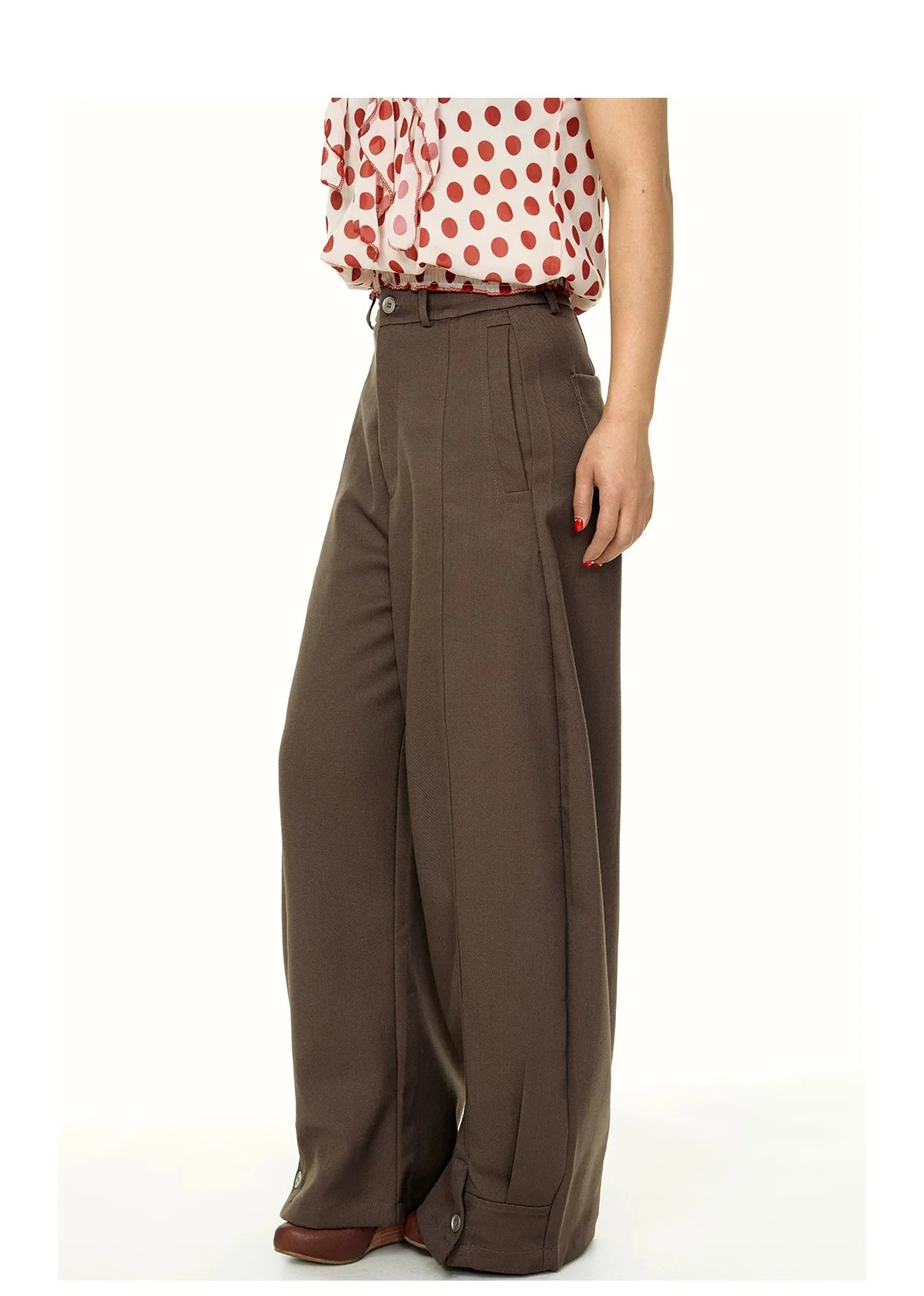 Wide-Leg Tailored Pants - Image 5