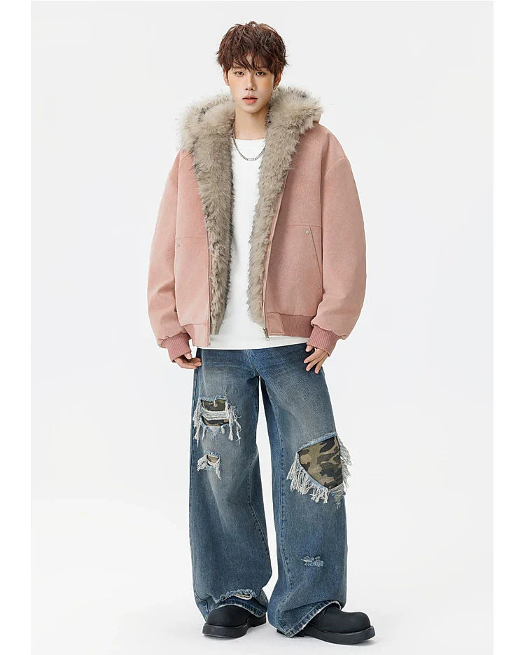 Winter Hooded Fur Lined Jacket - Image 11
