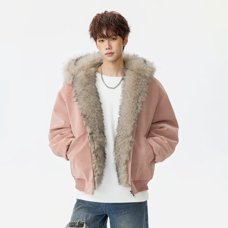 Winter Hooded Fur Lined Jacket - Image 2