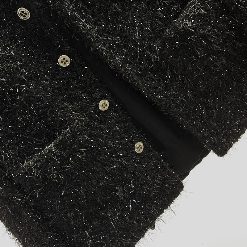 Wool Round Neck Tassel Jacket - Image 6