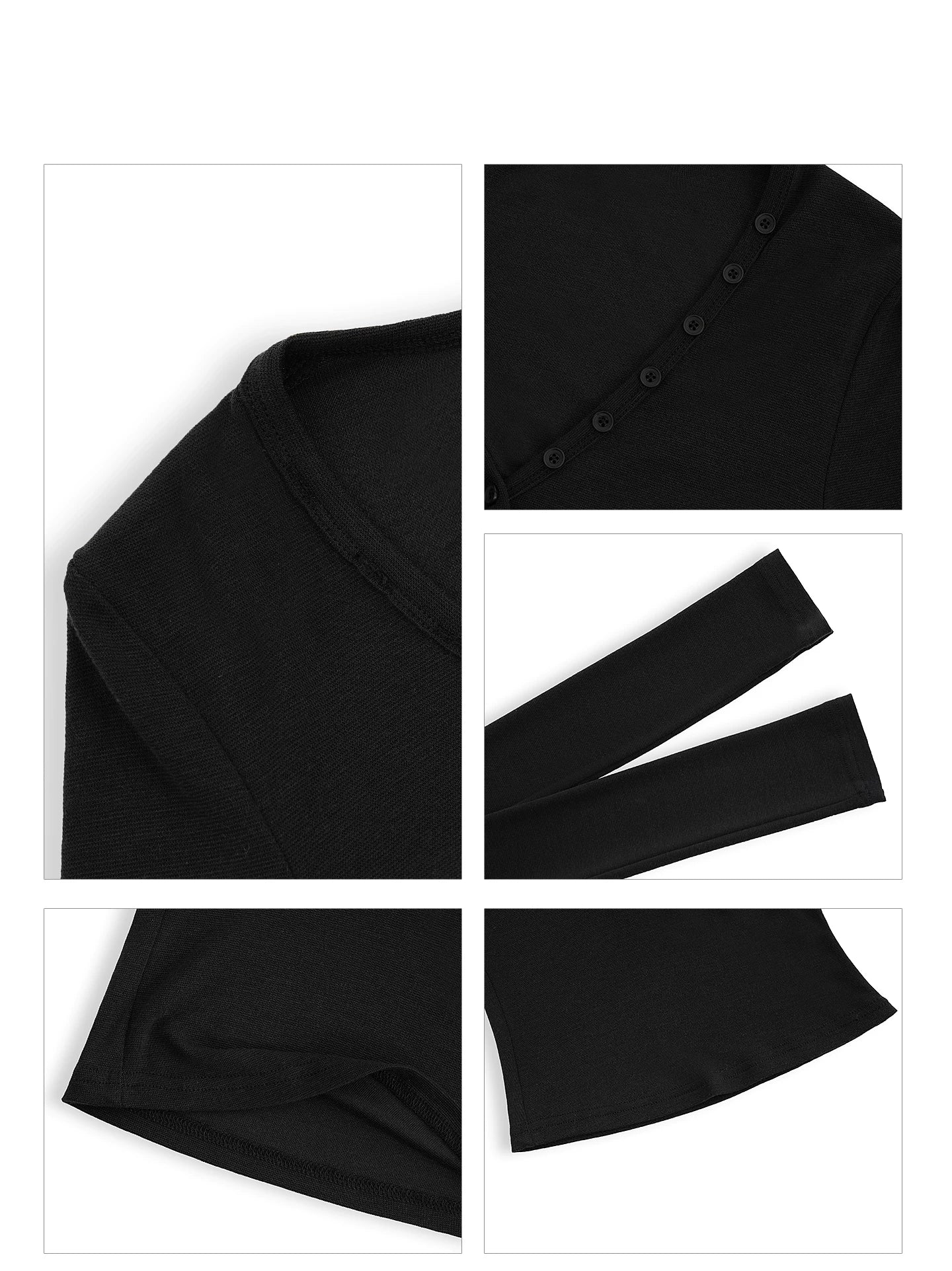 Wool V-Neck Slim Fit Cropped Top - Image 13