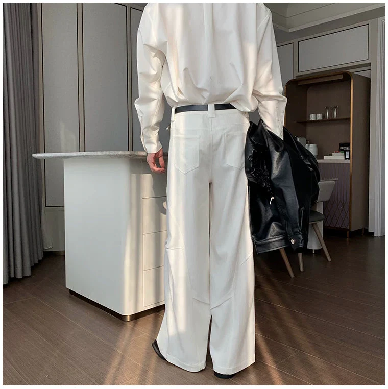 Wrinkle-Free Straight-Leg Loose Pants - Image 5