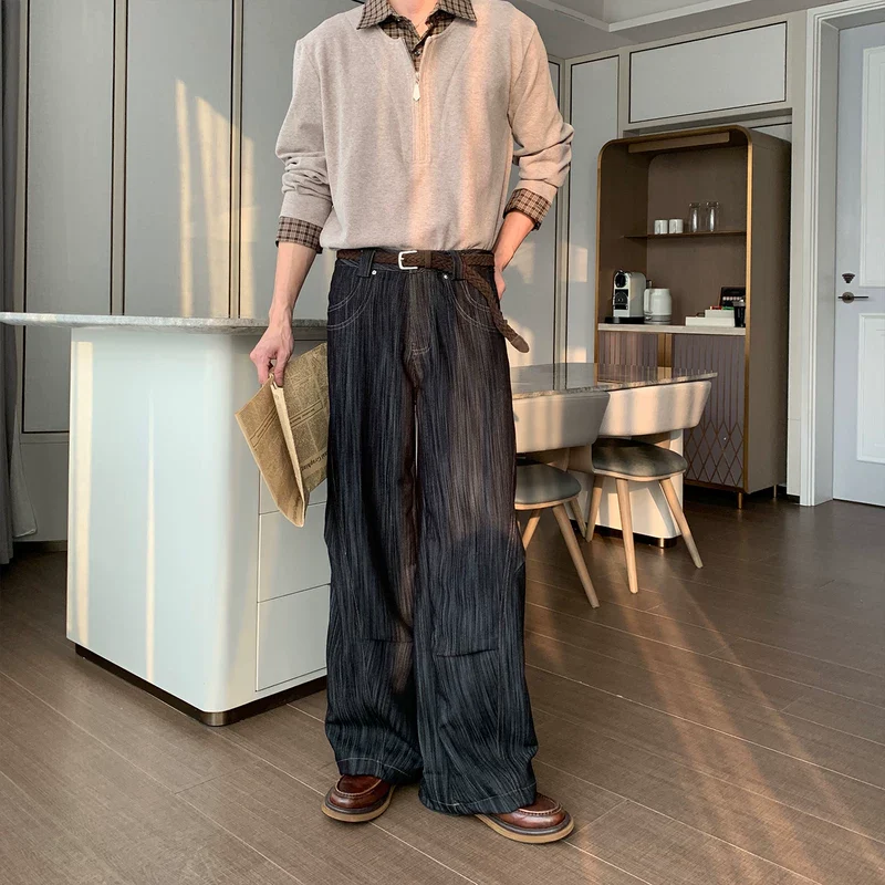 Wrinkle-Free Straight-Leg Loose Pants - Image 6