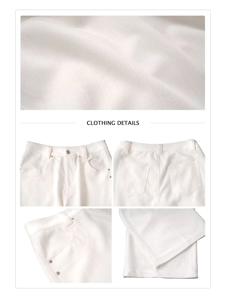 Wrinkle-Free Straight-Leg Loose Pants - Image 9