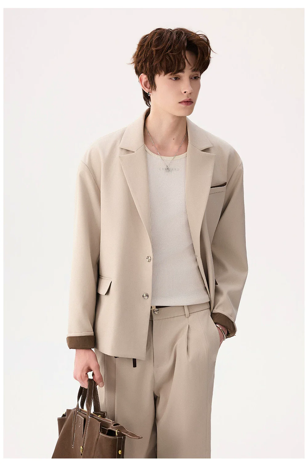 Wrinkle-Resistant Two-Piece Suit Pants - Image 2