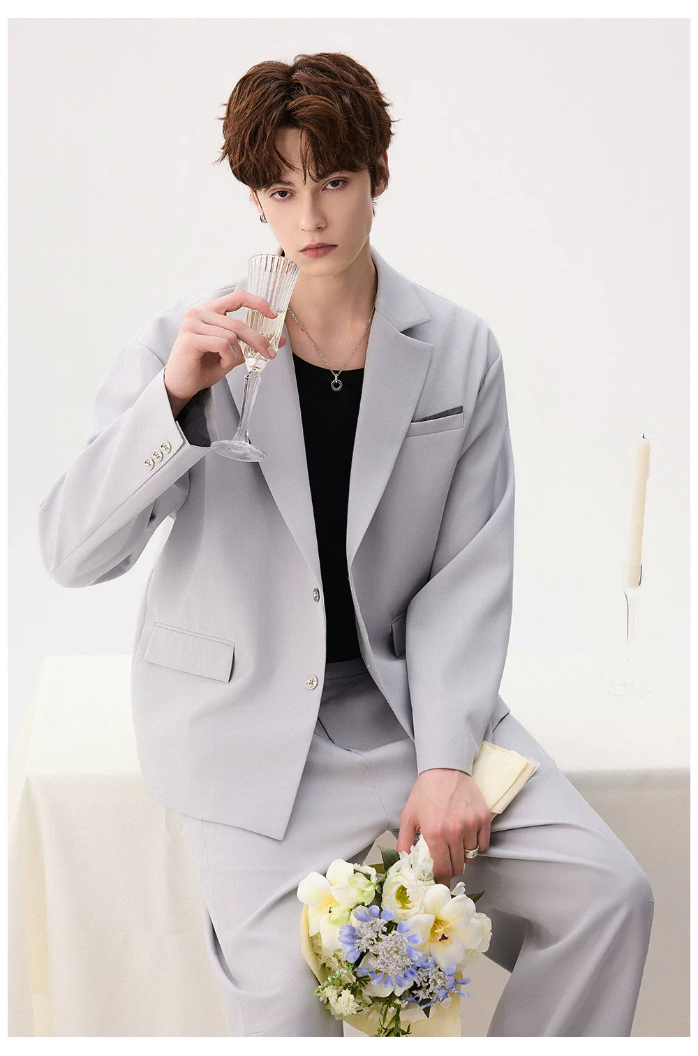Wrinkle-Resistant Two-Piece Suit Pants - Image 6
