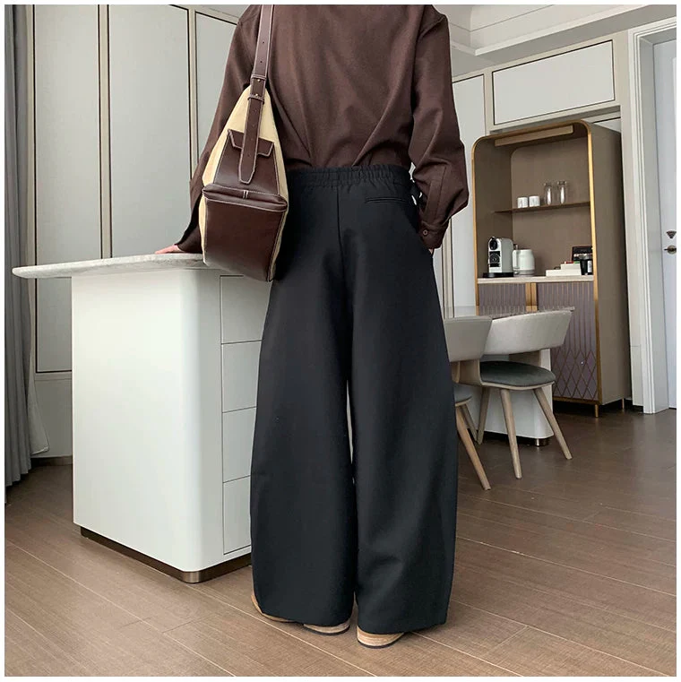 Wrinkle-Resistant Wide-Leg Casual Pants - Image 8