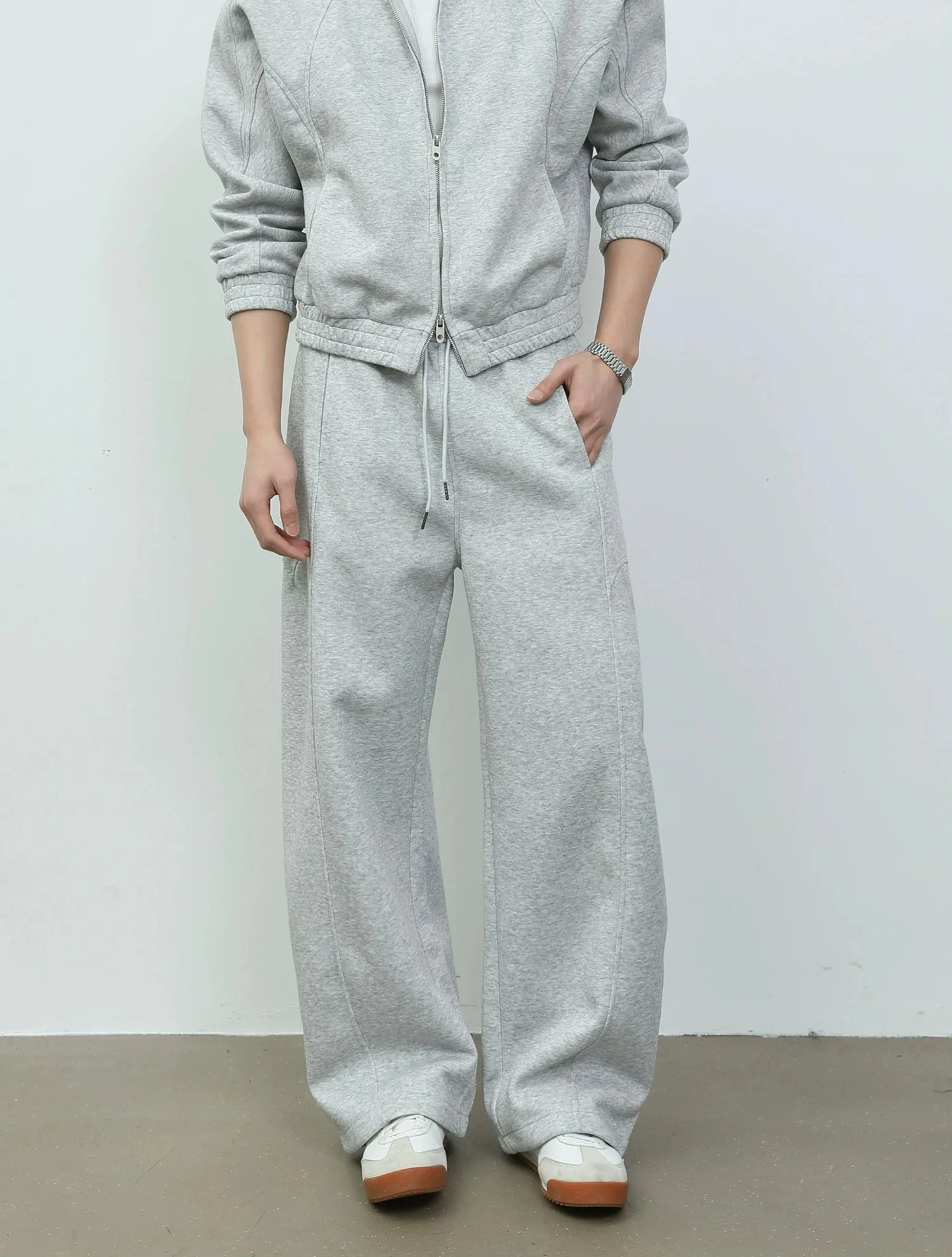 Zip Front Sweatshirt Jacket and Pants - Image 10