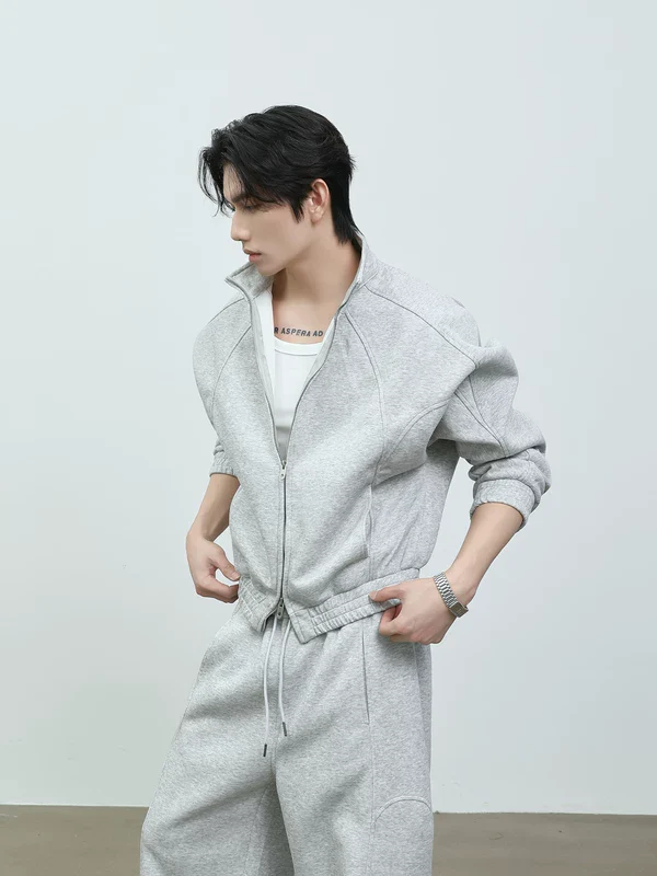 Zip Front Sweatshirt Jacket and Pants - Image 5