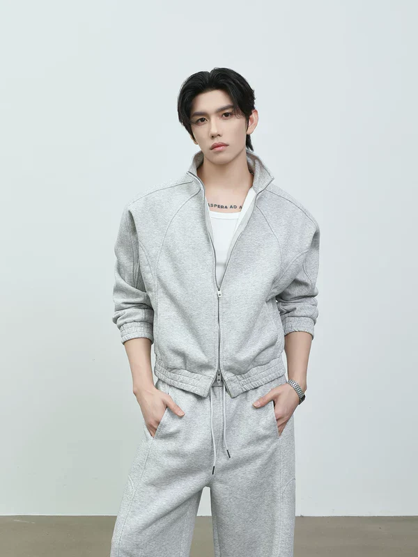 Zip Front Sweatshirt Jacket and Pants - Image 7