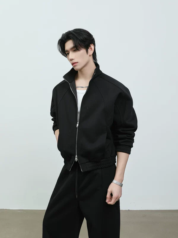 Zip Front Sweatshirt Jacket and Pants - Image 8